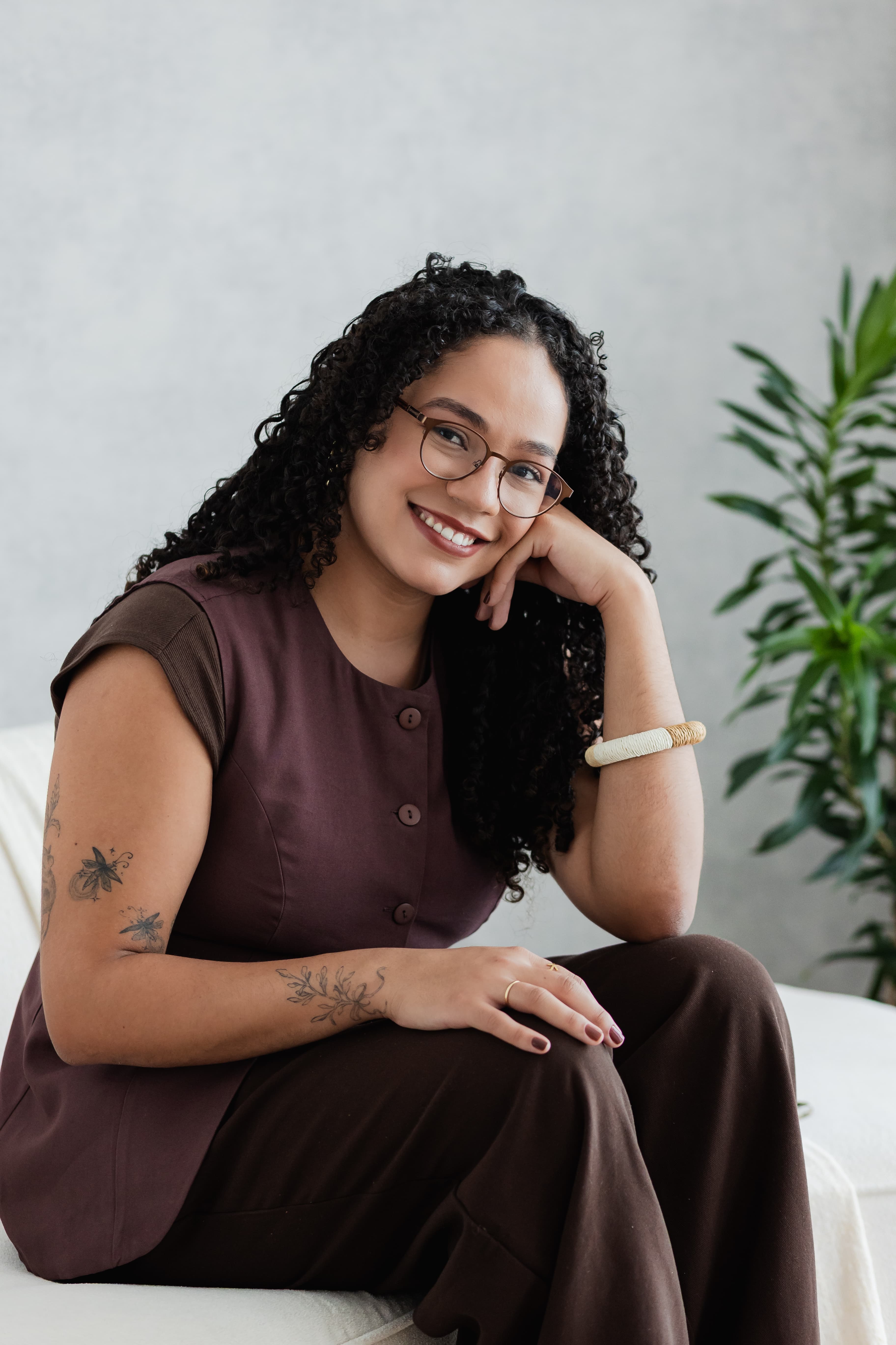 Psicóloga Maria Silva em seu consultório